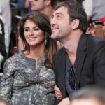 Penélope y Javier, el día de Navidad en el Staples Center de Los Ángeles
