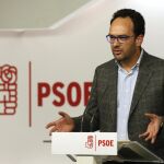 El portavoz del grupo parlamentario socialista en el Congreso de los Diputados, Antonio Hernando