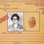 Carné de Dilma Rousseff en sus tiempos de guerrillera contra la dictadura militar brasileña
