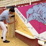 El torrero durante la presentación de la corrida Picassiana