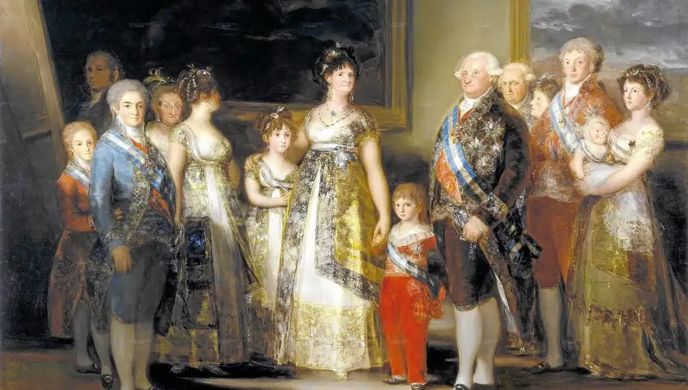 «La familia de Carlos IV», de Goya.