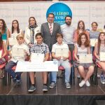 Un momento de la entrega de premios, ayer en la sede de la Fundación Cajasol en Sevilla