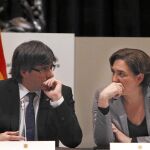 Puigdemont y Colau representarían las dos caras de una moneda de repetirse los resultados de las elecciones generales en unoc comicios catalanes o municipales