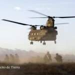 Imagen de un helicóptero Chinook