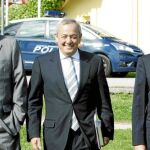 Solbes, Solchaga y Boyer participaron ayer en Santander en un debate