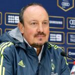 Rafa Benítez, en sala de prensa tras la victoria ante el City