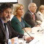 Los críticos de Unió Antoni Castellà, Núria de Gispert, Joan Rigol y Mercè Jou, partidarios de la lista independentista de Artur Mas