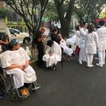La gente ha sido evacuada de los hospitales