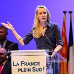 Marion Marechal-Le Pen, sobrina de Marine, en un acto en Toulon