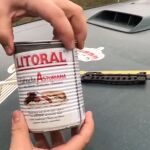 El bote de fabada con las sustancias incautadas