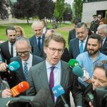 Feijóo mantuvo ayer la incógnita sobre su candidatura: «Cuando tenga algo que decir, lo diré»