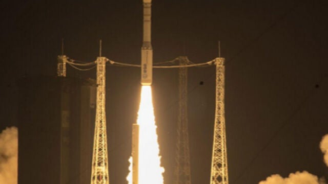 El Sentinel 2-A, en el momento de su lanzamiento