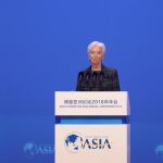 La directora gerente del FMI, Christine Lagarde