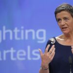 La comisaria europea de Competencia, Margrethe Vestager