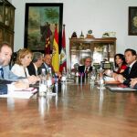 El presidente Valcárcel presidió el Consejo de Gobierno, en el que también se encontraba el alcalde de Cieza