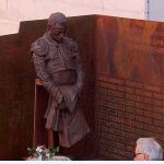 Imagen del monumento esta mañana
