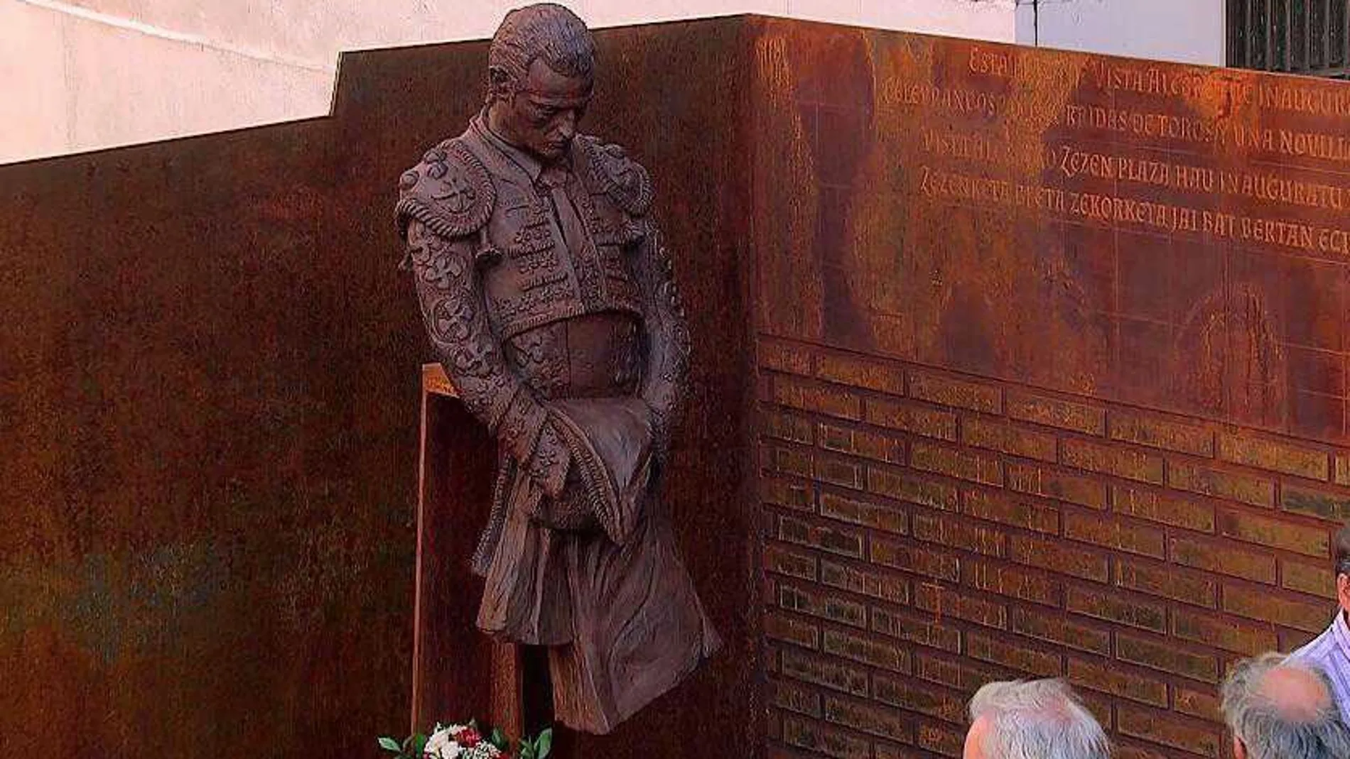 Imagen del monumento esta mañana