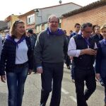 El presidente Juan Vicente Herrera visita el municipio vallisoletano acompañado de su alcalde, Luis Alonso Laguna; la delegada del Gobierno de España en Castilla y León, María José Salgueiro; y los consejeros Pilar del Olmo y Carlos Fernández Carriedo