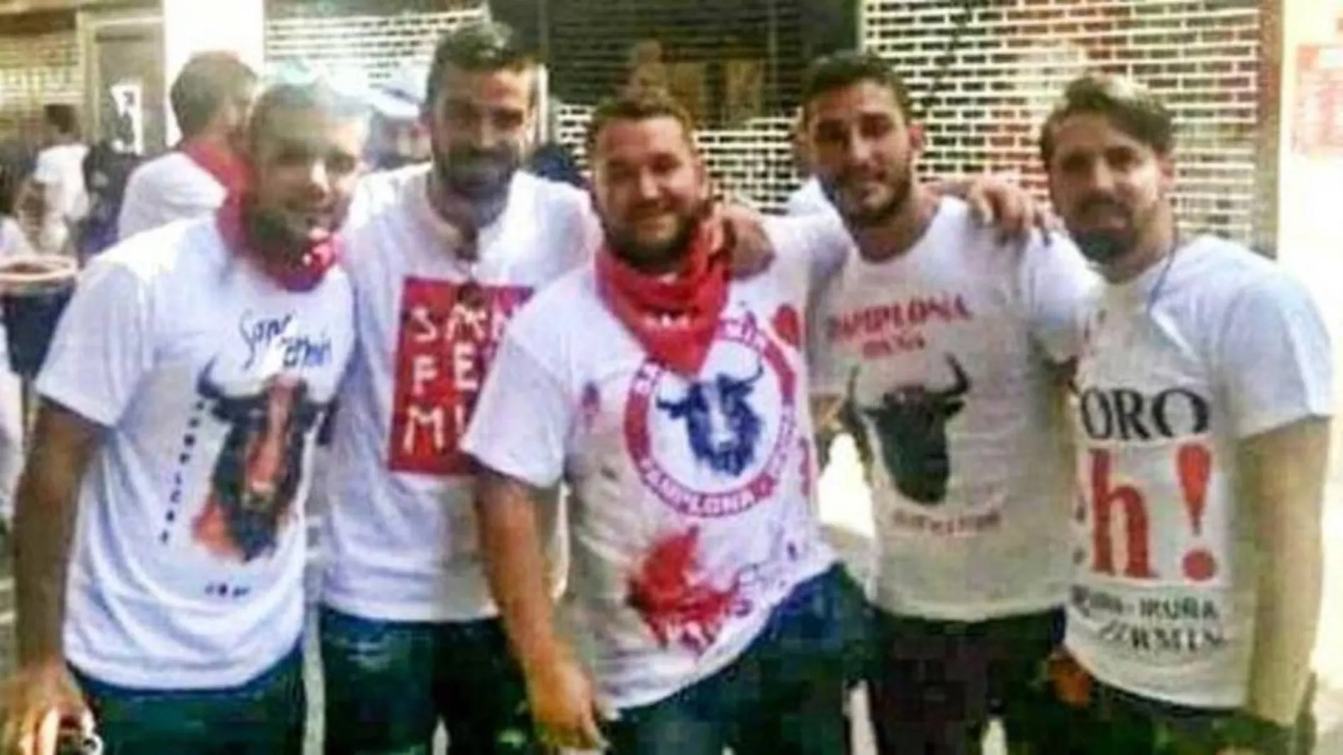 Los cinco miembros de La Manada