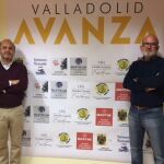 El coordinador de la formación en Valladolid, David Villa, y el responsable de prensa, Juan Carlos Maté