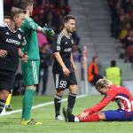 Griezmann lamenta una ocasión fallada en uno de los dos partidos que disputó contra el Qarabag