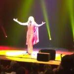 Marta Sánchez ayer durante su concierto en el Teatro de la Zarzuela