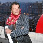 José Antonio Gil Verona durante el pregón de las fiestas de Valladolid que ofreció hace unos años