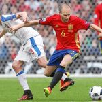 Iniesta fue elegido el mejor jugador del partido