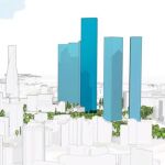 Recreación de las torres de la operación Chamartín