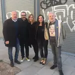 Frank Díaz, David Muñoz, Yolanda Ventura, Gemma Prat y Tino Fernández