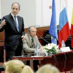 Camps habló ante los empresarios en la Cámara de Comercio de Moscú