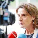 Teresa Ribera, ministra de Transición Ecológica, se estrenó ayer en una reunión de ministros del sector en Bruselas