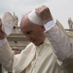 El Papa durante la audiencia general en el Vaticano