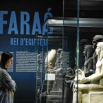 La muestra contiene piezas de orfebrería, además de estatuas monumentales y los preciosos relieves de templos egipcios