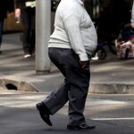 Un hombre obeso, en una imagen de archivo