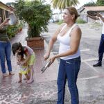 Varios manifestantes en el Estado de Barinas