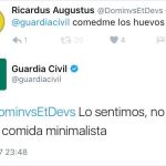 El «zasca» de la Guardia Civil al individuo que les soltó: «Comedme los huevos»