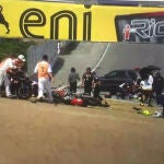 Imagen del brutal accidente ocurrido en Laguna Secva