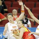Anna Montañana en un lance