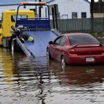 Imagen de las inundaciones de este invierno en California.