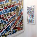 Un visitante de la muestra, inaugurada ayer, recorre una de las salas del Macba