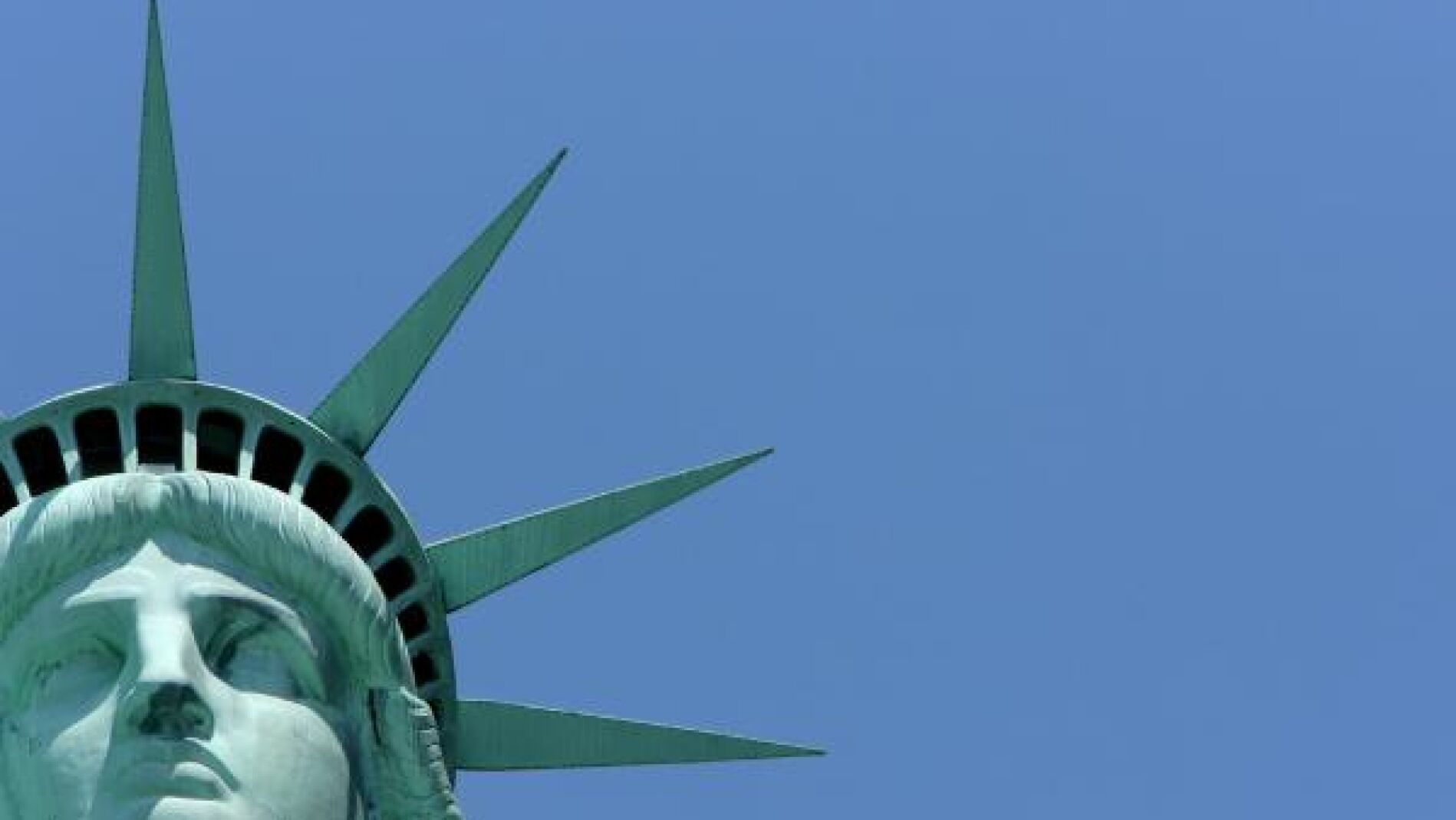 La corona de la Estatua de la Libertad