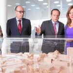 La presidenta de las Cortes, Silvia Clemente, visita el Consejo Consultivo y se reúne con su presidente, Mario Amilivia