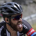 El alemán Simon Geschke, vencedor hoy de la primera subida a los Alpes