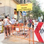 Las zanjas toman el centro