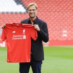 El nuevo entrenador del Liverpool Jürgen Klopp.