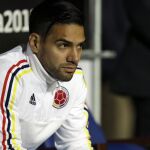 El delantero colombiano Radamel Falcao, durante la disputa de la Copa América
