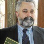El fiscal superior, Jesús García Calderón, con la memoria