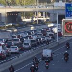 Imagen de la anterior ocasión en noviembre en que se limitó el tráfico a 70 km/h.