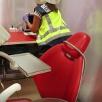 Imagen de uno de los registros de la Policía en una de las clínicas de iDental